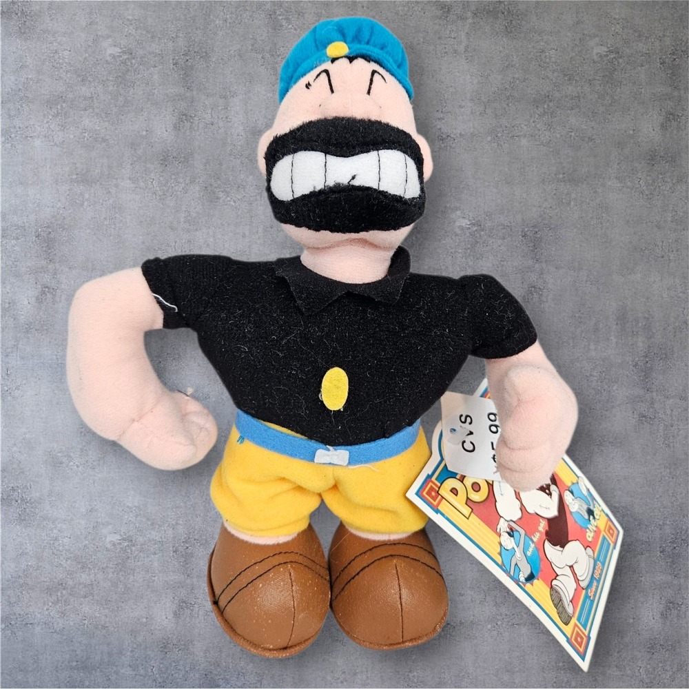 Vintage Brutus Plush Doll Popeye Cartoon CVS Exclusive Limited‎ Edition Stuffins